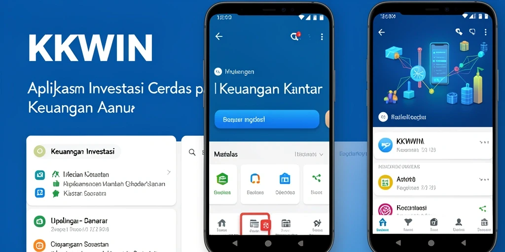 Tampilan antarmuka KKWIN yang modern dan intuitif untuk investasi.