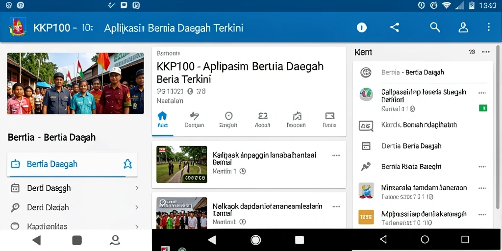 Tampilan antarmuka KPK100 yang modern dan intuitif.