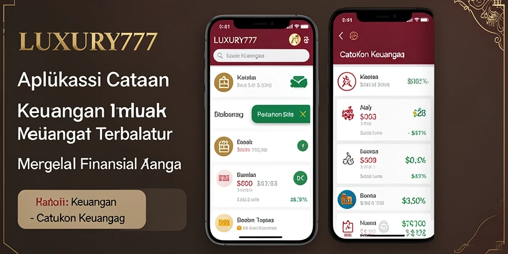 Tampilan antarmuka LUXURY777 yang rapi dan fungsional untuk catatan keuangan.
