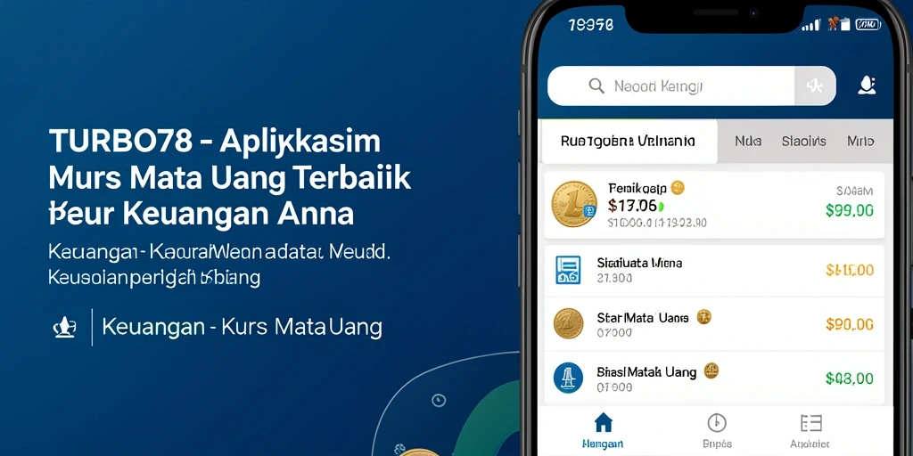 Antarmuka TURBO78 yang menampilkan kurs mata uang terkini.