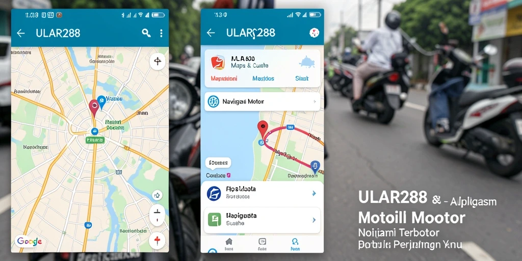 Tampilan antarmuka navigasi ULAR288 yang sederhana dan fungsional.